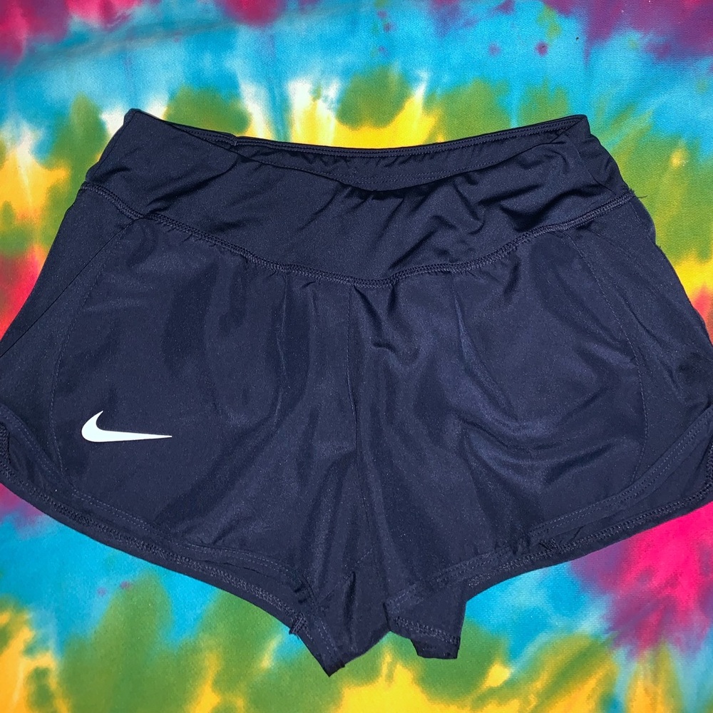 Nike athletic shorts navy